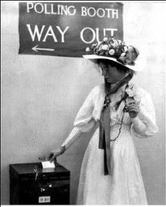 suffragette polling station